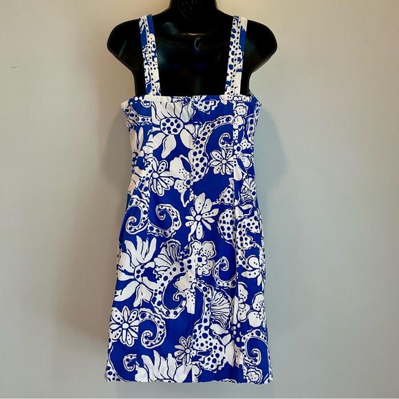 Lilly Pulitzer Marianne‎ Shift Dress Seahorse Print - Picture 4 of 7